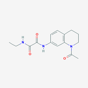 N'-(1-acetyl-3,4-dihydro-2H-quinolin-7-yl)-N-ethyloxamide