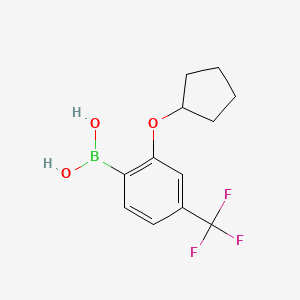 2-Cyclopentyloxy-4-(trifluoromethyl)phenylboronic acid