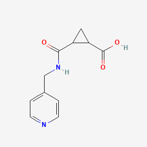 2-{[(4-Pyridinylmethyl)amino]carbonyl}cyclopropanecarboxylic acid