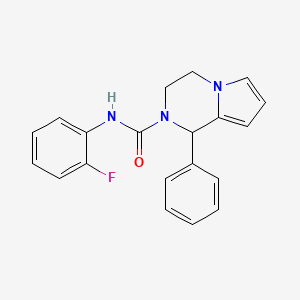 N-(2-fluorophenyl)-1-phenyl-3,4-dihydropyrrolo[1,2-a]pyrazine-2(1H)-carboxamide