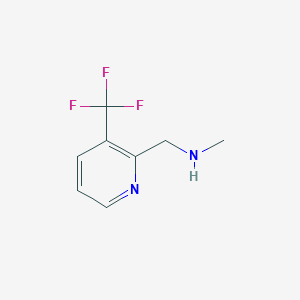 N-Methyl-1-(3-(trifluoromethyl)pyridin-2-yl)methanamine