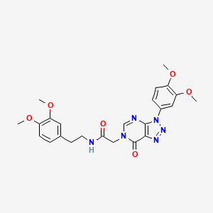 N-(3,4-dimethoxyphenethyl)-2-(3-(3,4-dimethoxyphenyl)-7-oxo-3H-[1,2,3]triazolo[4,5-d]pyrimidin-6(7H)-yl)acetamide