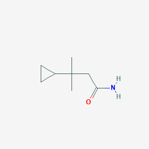 3-Cyclopropyl-3-methylbutanamide