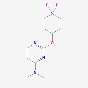 2-[(4,4-difluorocyclohexyl)oxy]-N,N-dimethylpyrimidin-4-amine