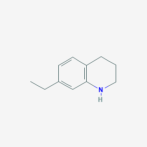 molecular formula C11H15N B2858280 7-Ethyl-1,2,3,4-tetrahydroquinoline CAS No. 1267967-97-4