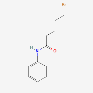 molecular formula C11H14BrNO B2858293 5-bromo-N-phenylpentanamide CAS No. 7661-20-3
