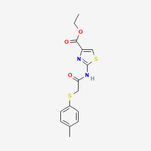 Ethyl 2-(2-(p-tolylthio)acetamido)thiazole-4-carboxylate