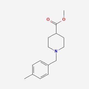 molecular formula C15H21NO2 B2858339 Methyl 1-[(4-methylphenyl)methyl]piperidine-4-carboxylate CAS No. 477856-45-4