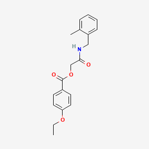[2-[(2-Methylphenyl)methylamino]-2-oxoethyl] 4-ethoxybenzoate