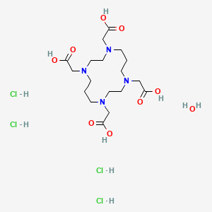 B2858372 1,4,8,11-Tetraazacyclotetradecane-1,4,8,11-tetraacetic acid tetrahydrochloride hydrate CAS No. 314041-07-1; 339091-75-7