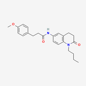 N-(1-butyl-2-oxo-1,2,3,4-tetrahydroquinolin-6-yl)-3-(4-methoxyphenyl)propanamide