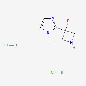 2-(3-Fluoroazetidin-3-yl)-1-methyl-1H-imidazole dihydrochloride