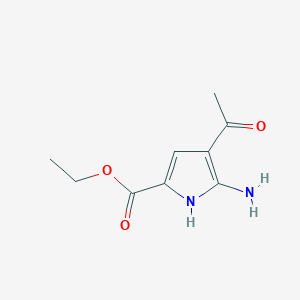 Ethyl 4-acetyl-5-amino-1H-pyrrole-2-carboxylate