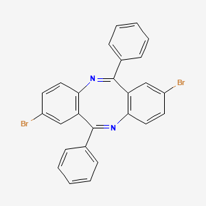 B2858451 2,8-Dibromo-6,12-diphenylbenzo[c][1,5]benzodiazocine CAS No. 5591-12-8