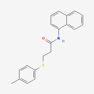 3-[(4-methylphenyl)sulfanyl]-N-(naphthalen-1-yl)propanamide