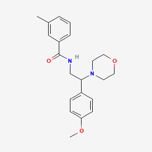 N-(2-(4-methoxyphenyl)-2-morpholinoethyl)-3-methylbenzamide