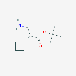 Tert-butyl 3-amino-2-cyclobutylpropanoate