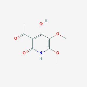 3-Acetyl-4-hydroxy-5,6-dimethoxypyridin-2(1H)-one