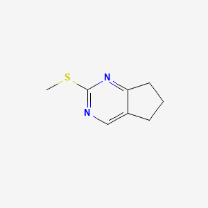 2-(Methylthio)-6,7-dihydro-5H-cyclopenta[d]pyrimidine