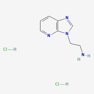 2-Imidazo[4,5-b]pyridin-3-ylethanamine;dihydrochloride