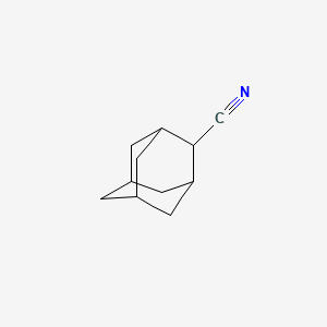 molecular formula C11H15N B2858596 Adamantane-2-carbonitrile CAS No. 35856-00-9