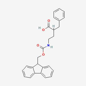 molecular formula C26H25NO4 B2858711 2-benzyl-4-({[(9H-fluoren-9-yl)methoxy]carbonyl}amino)butanoic acid CAS No. 2094327-85-0
