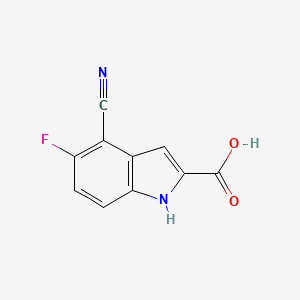 4-Cyano-5-fluoro-1H-indole-2-carboxylic acid
