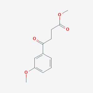 molecular formula C12H14O4 B2858757 Methyl 4-(3-methoxyphenyl)-4-oxobutanoate CAS No. 105254-39-5