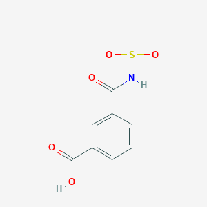 molecular formula C9H9NO5S B2858761 3-(Methanesulfonylcarbamoyl)benzoic acid CAS No. 865295-29-0