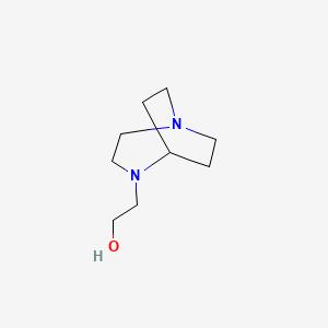 molecular formula C9H18N2O B2858839 2-(1,4-Diazabicyclo[3.2.2]nonan-4-yl)ethanol CAS No. 1860240-14-7