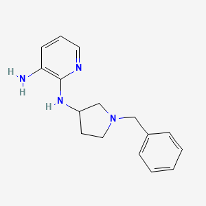 B2858885 N2-(1-benzylpyrrolidin-3-yl)pyridine-2,3-diamine CAS No. 1420843-77-1; 1628047-87-9; 826-35-7; 94170-15-7