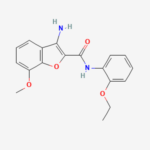 3-amino-N-(2-ethoxyphenyl)-7-methoxybenzofuran-2-carboxamide