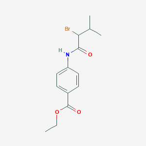 Ethyl 4-(2-bromo-3-methylbutanamido)benzoate