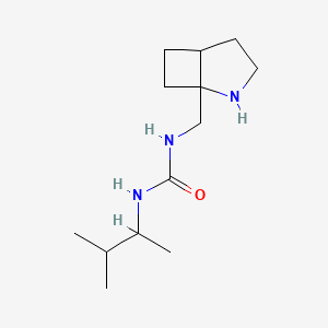 1-(2-Azabicyclo[3.2.0]heptan-1-ylmethyl)-3-(3-methylbutan-2-yl)urea