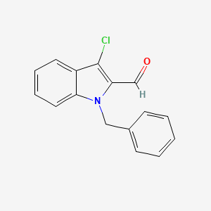 1-Benzyl-3-chloroindole-2-carbaldehyde