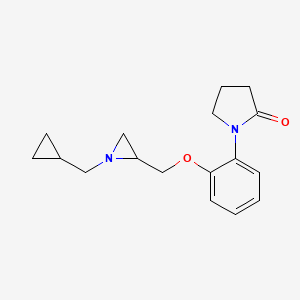 1-[2-[[1-(Cyclopropylmethyl)aziridin-2-yl]methoxy]phenyl]pyrrolidin-2-one