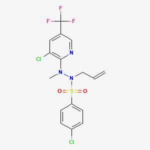 N-allyl-4-chloro-N'-[3-chloro-5-(trifluoromethyl)-2-pyridinyl]-N'-methylbenzenesulfonohydrazide
