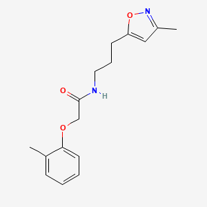 N-(3-(3-methylisoxazol-5-yl)propyl)-2-(o-tolyloxy)acetamide
