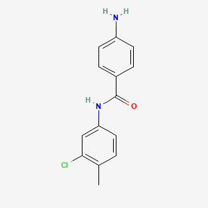 4-amino-N-(3-chloro-4-methylphenyl)benzamide