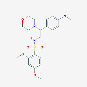 N-(2-(4-(dimethylamino)phenyl)-2-morpholinoethyl)-2,4-dimethoxybenzenesulfonamide