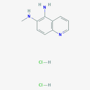 molecular formula C10H13Cl2N3 B2859114 N6-Methylquinoline-5,6-diamine dihydrochloride CAS No. 2172436-00-7
