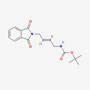 molecular formula C17H20N2O4 B2859148 Tert-butyl 4-(1,3-dioxoisoindolin-2-YL)but-2-enylcarbamate CAS No. 2361658-49-1