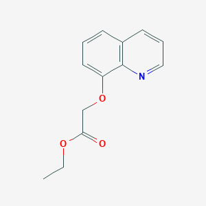 molecular formula C13H13NO3 B2859179 Ethyl (quinolin-8-yloxy)acetate CAS No. 42322-30-5