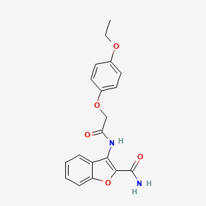 B2859365 3-(2-(4-Ethoxyphenoxy)acetamido)benzofuran-2-carboxamide CAS No. 898373-70-1
