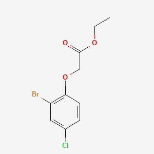 molecular formula C10H10BrClO3 B2859407 Ethyl 2-(2-bromo-4-chlorophenoxy)acetate CAS No. 364601-89-8