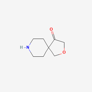 molecular formula C8H13NO2 B2859424 2-Oxa-8-azaspiro[4.5]decan-4-one CAS No. 2227205-76-5