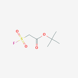 molecular formula C6H11FO4S B2859488 Tert-butyl 2-(fluorosulfonyl)acetate CAS No. 2171895-90-0