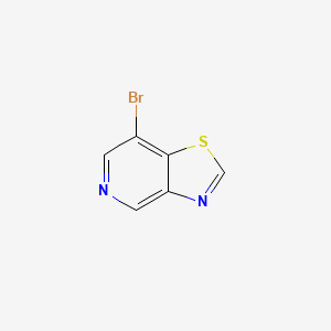 molecular formula C6H3BrN2S B2859519 7-Bromothiazolo[4,5-c]pyridine CAS No. 108724-09-0