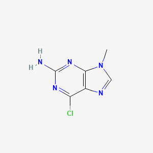 molecular formula C6H6ClN5 B2859549 6-Chloro-9-methyl-9H-purin-2-amine CAS No. 3035-73-2