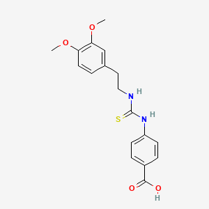 4-(3-(3,4-Dimethoxyphenethyl)thioureido)benzoic acid